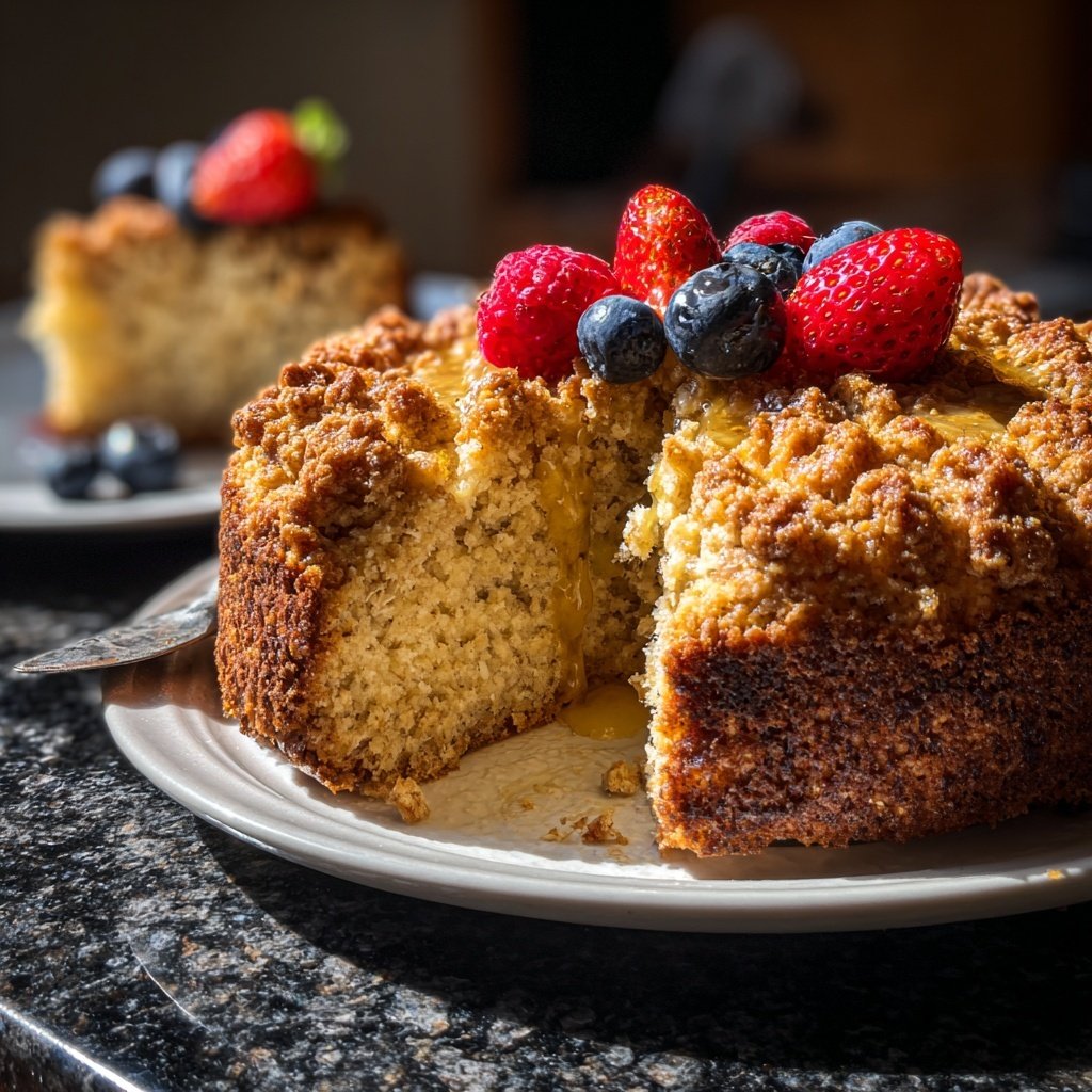 Gesunder Kuchen mit Hafermehl