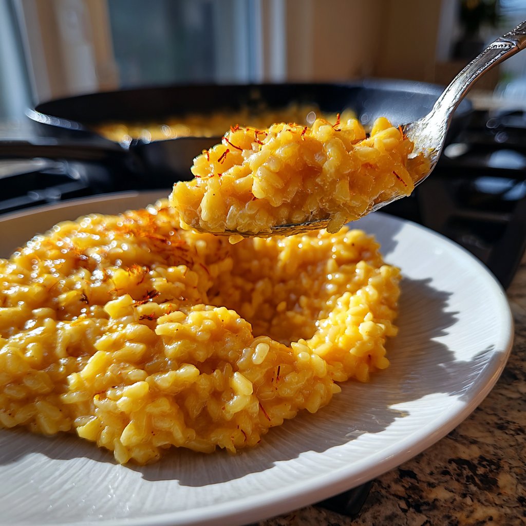 Safranrisotto für ein besonderes Dinner