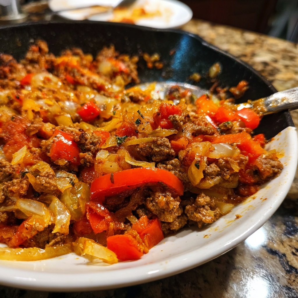 Hackfleisch Pfanne deftig