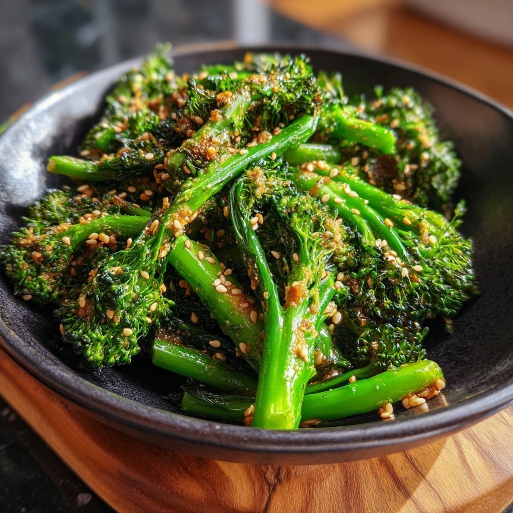 Brokkoli Pfanne Mit Sesam