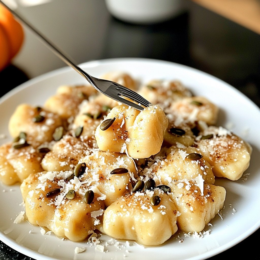 Gnocchi mit Kürbissauce