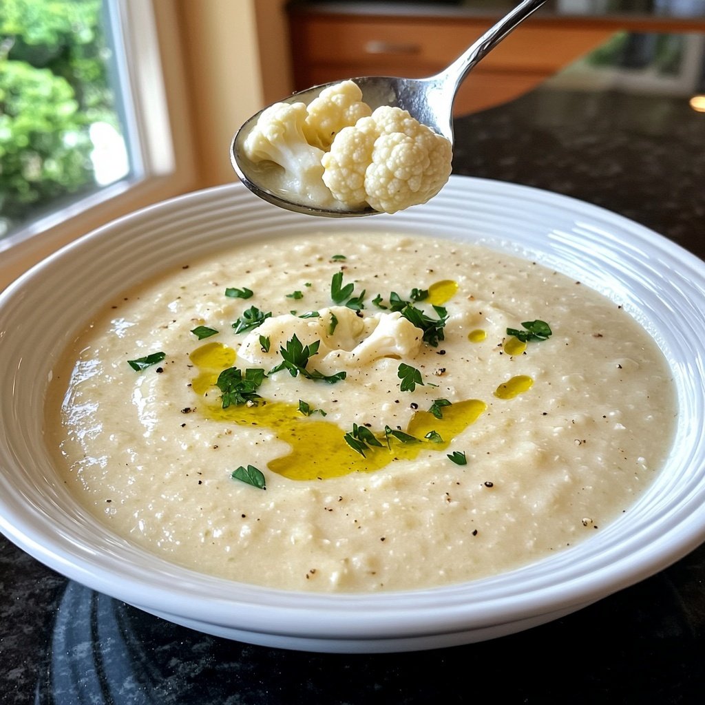 Blumenkohlsuppe cremig