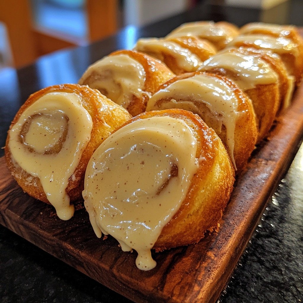 Gefüllte Hefeteigrollen mit Vanillecreme