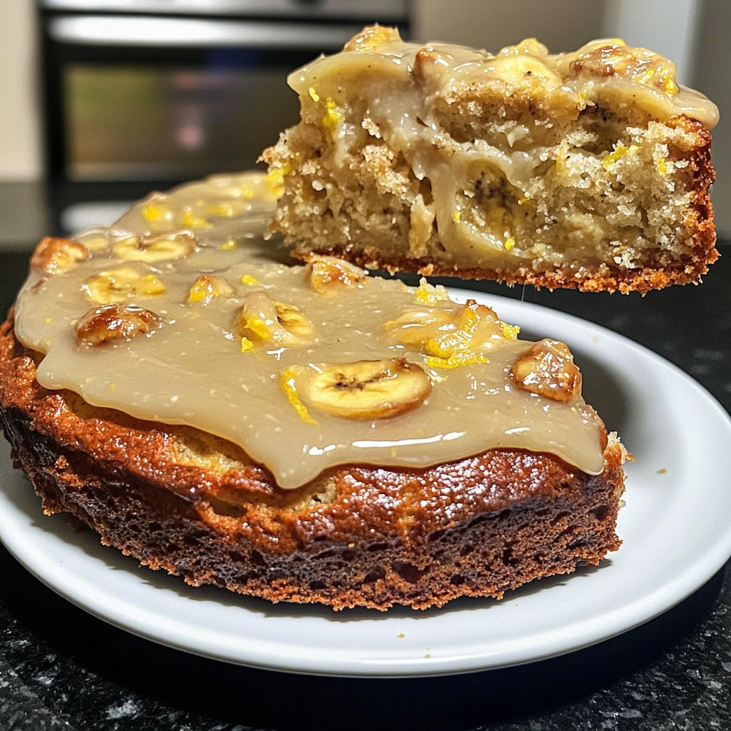 Bananenkuchen mit Zitronennote