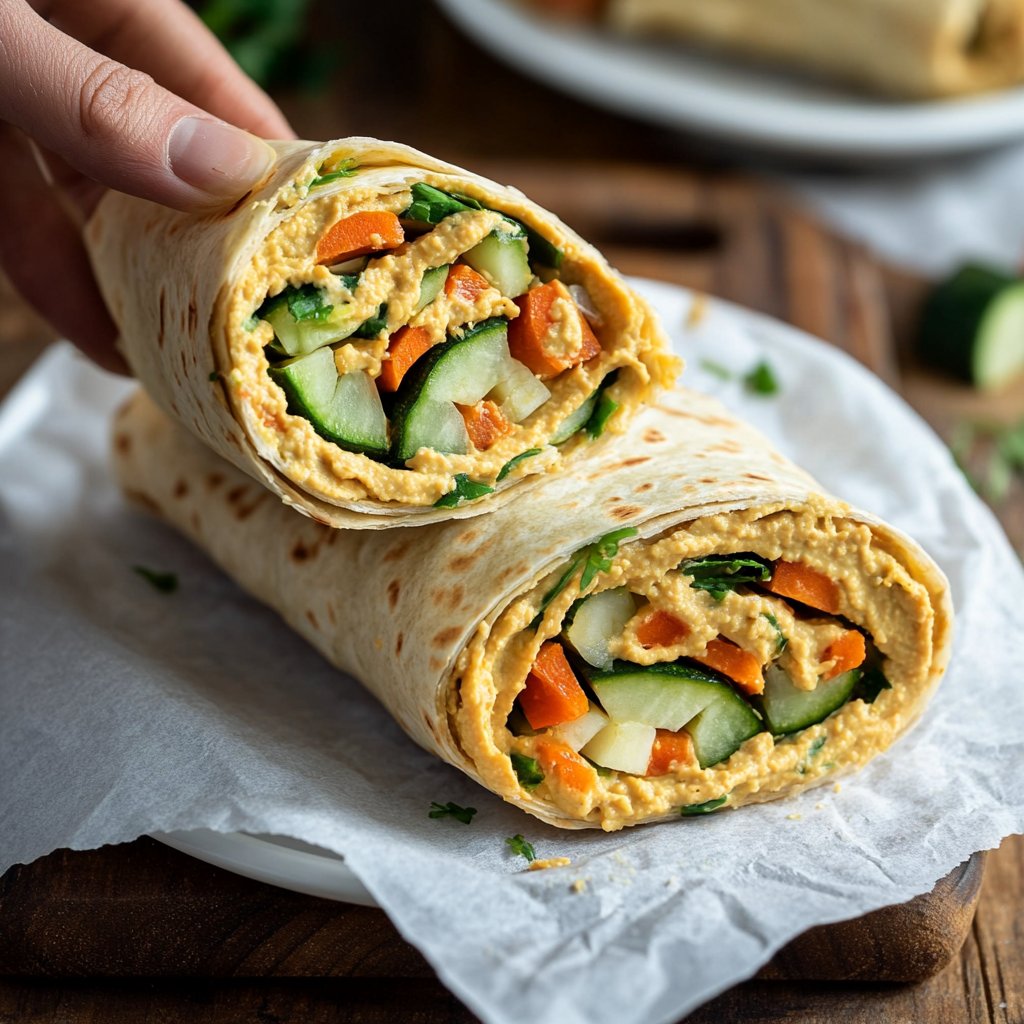 Wraps mit Hummus