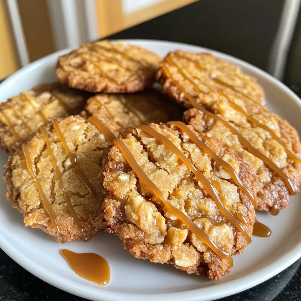 Cookies mit Salzkaramell