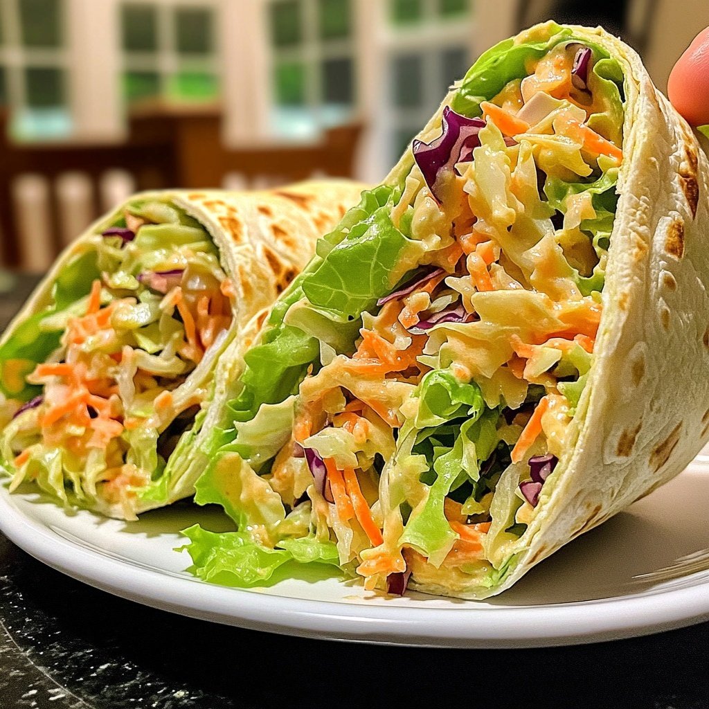 Wraps mit Krautsalat