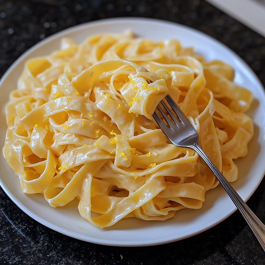 Tagliatelle mit Zitronensauce